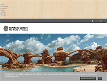 Tablet Screenshot of hpkolb-gallery.de